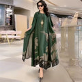 GraceBloom: Elegant Print Two-Piece Summer Dress Set for Women